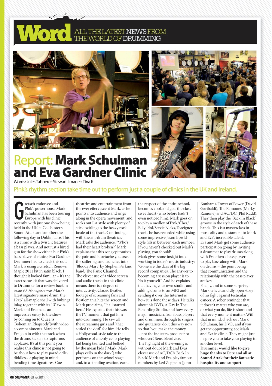 iDrum magazine: Never miss a beat Preview Pages