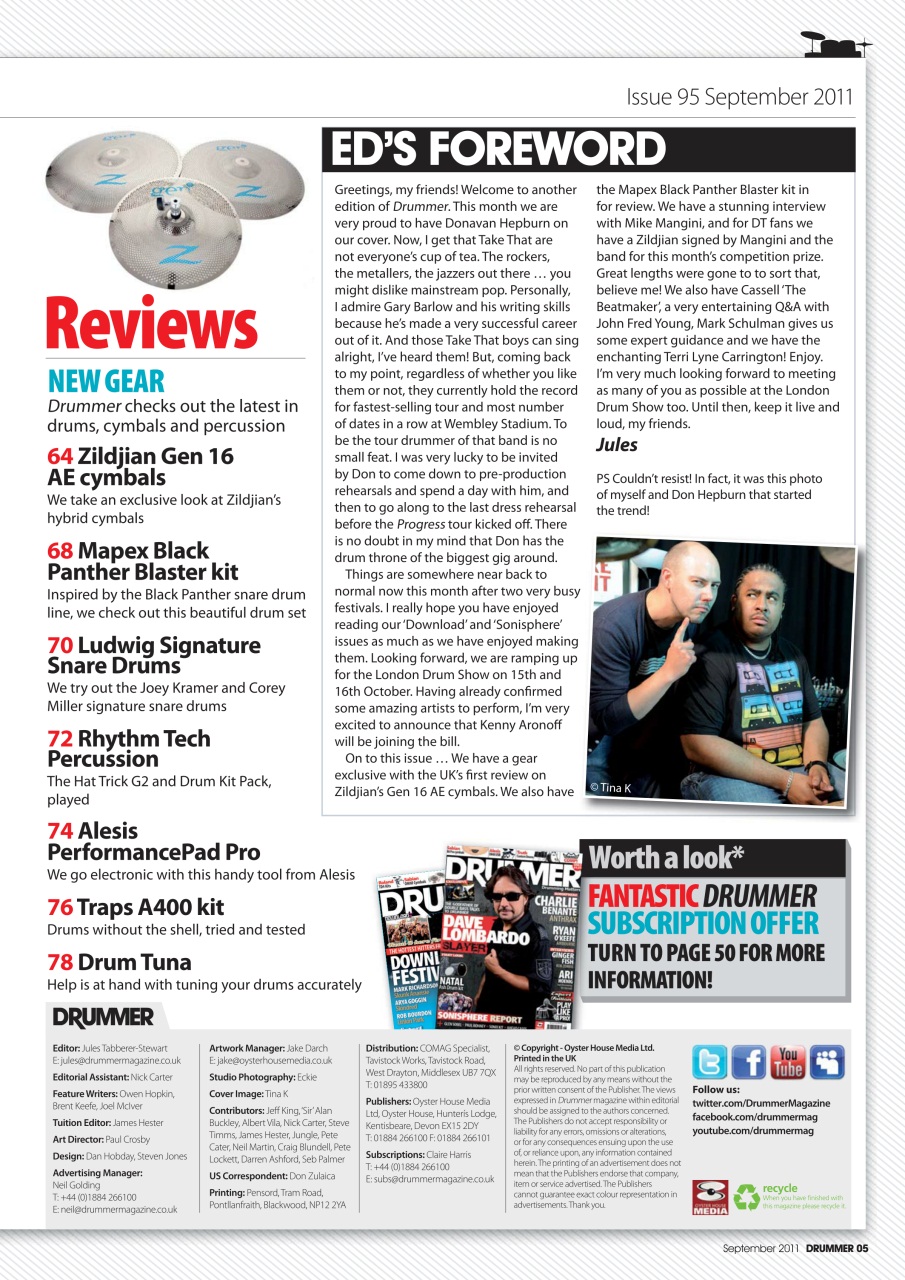 iDrum magazine: Never miss a beat Preview Pages