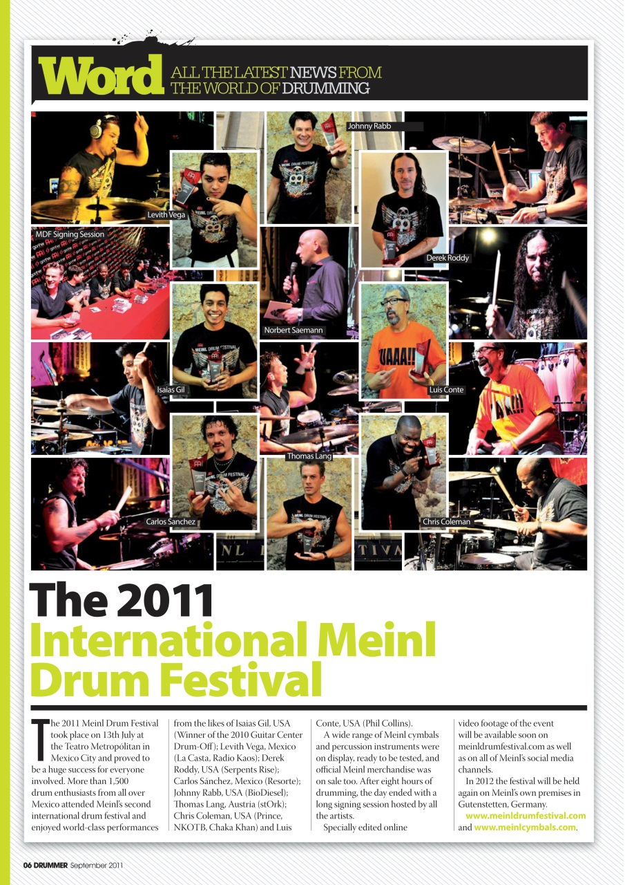 iDrum magazine: Never miss a beat Preview Pages