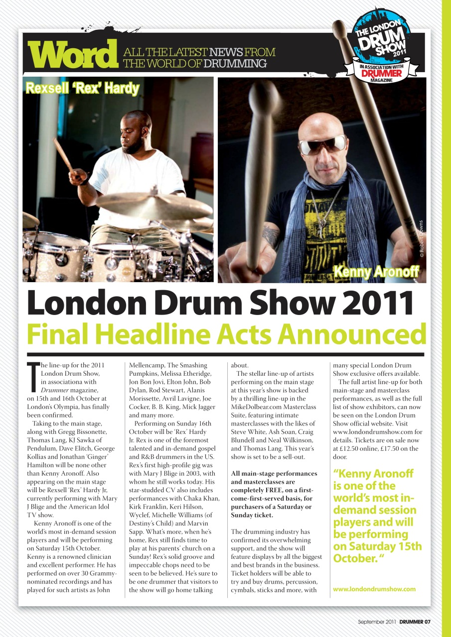 iDrum magazine: Never miss a beat Preview Pages