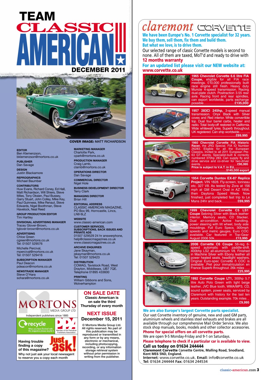 Classic American Magazine Preview Pages