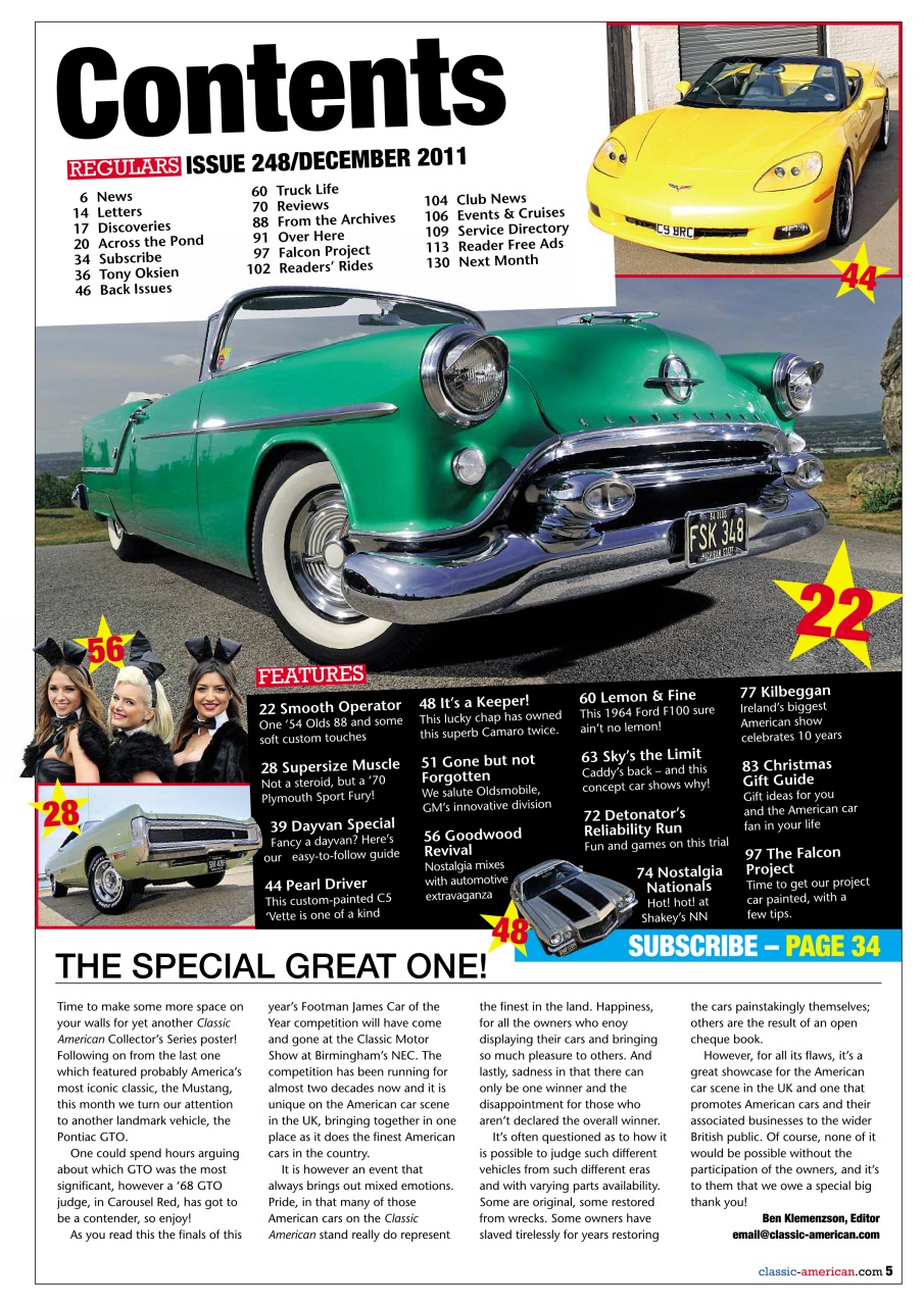 Classic American Magazine Preview Pages