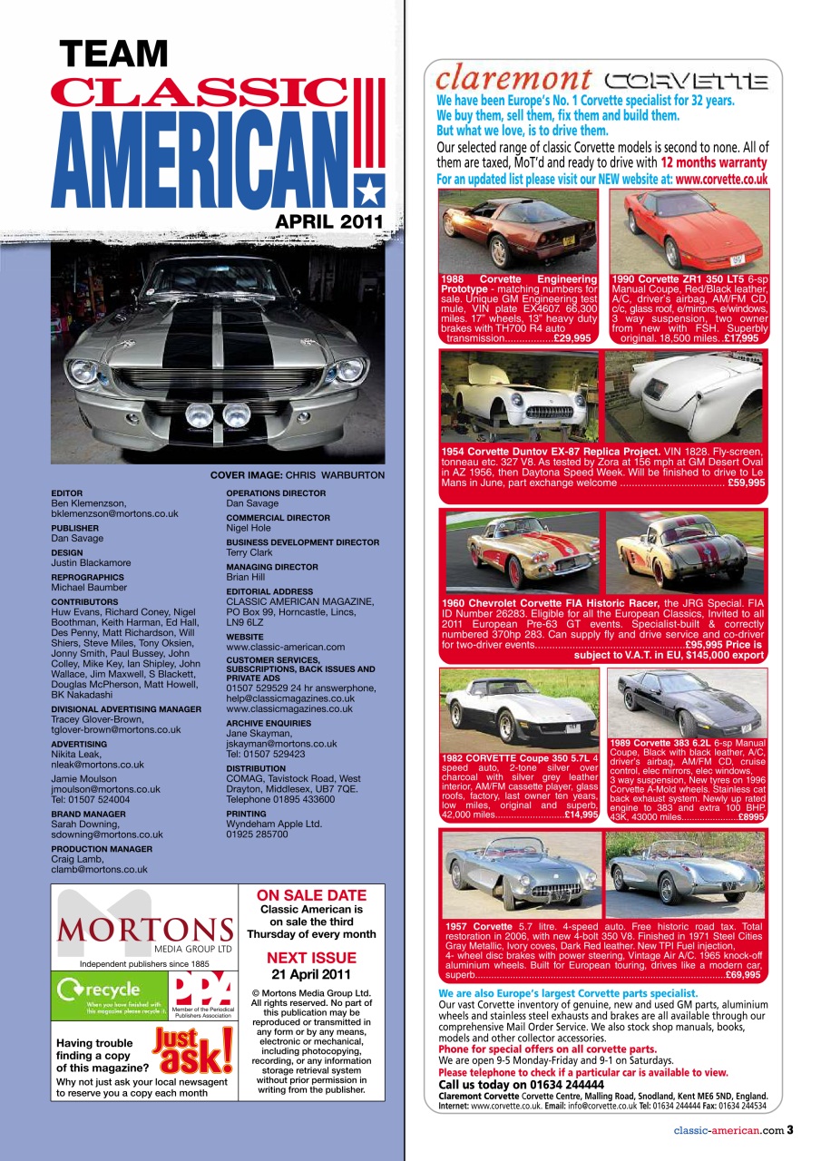 Classic American Magazine Preview Pages