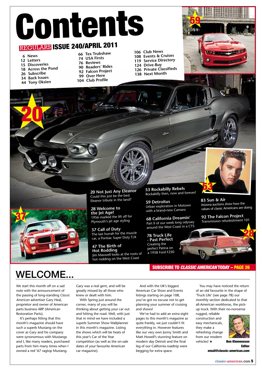 Classic American Magazine Preview Pages