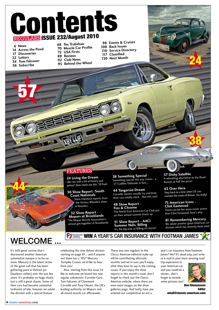 Classic American Magazine Preview Pages