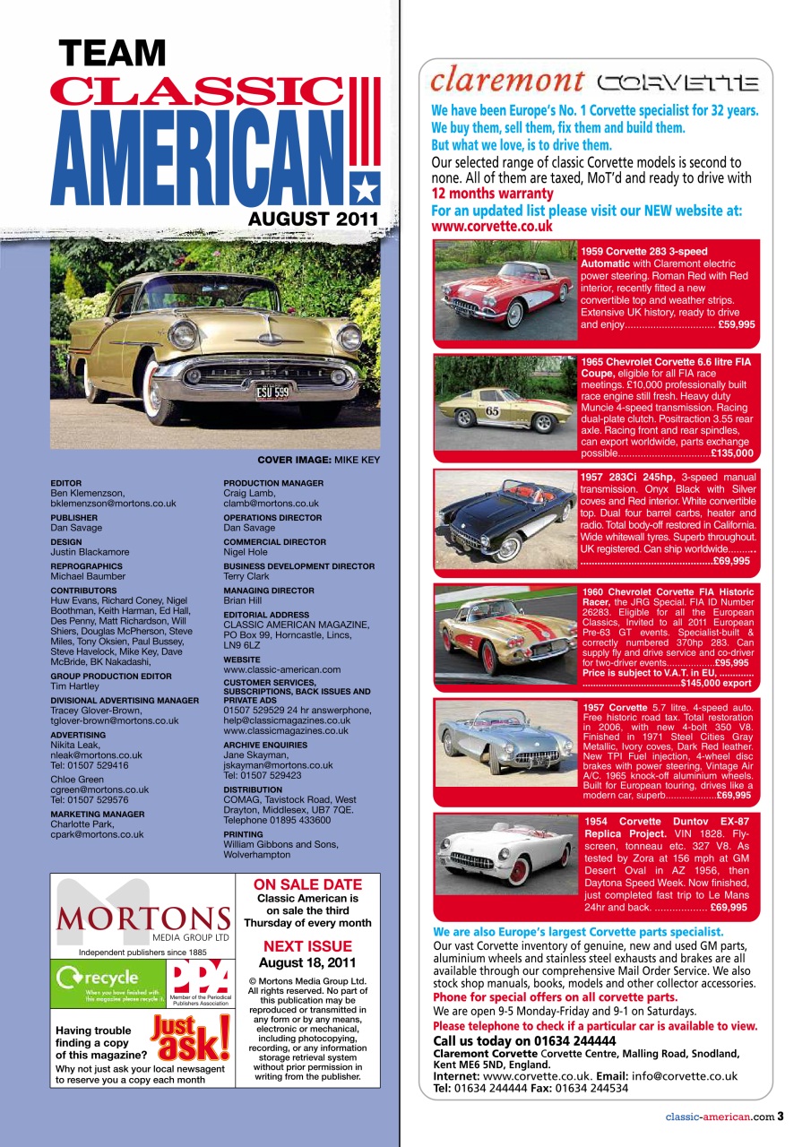 Classic American Magazine Preview Pages