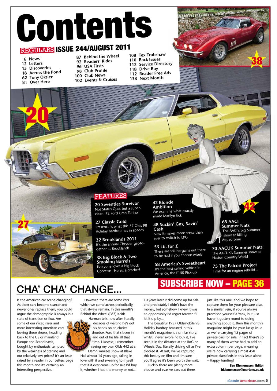 Classic American Magazine Preview Pages