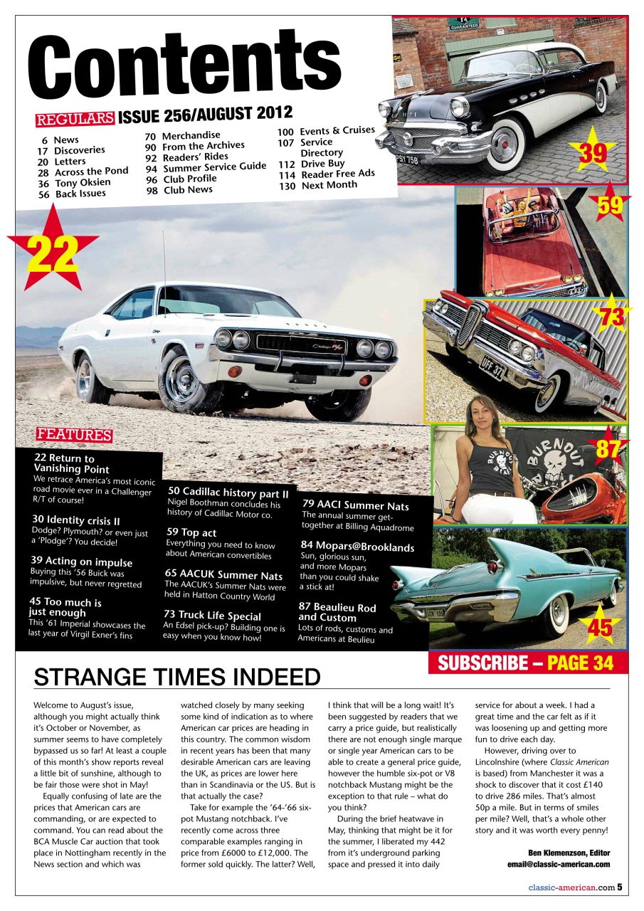 Classic American Magazine Preview Pages