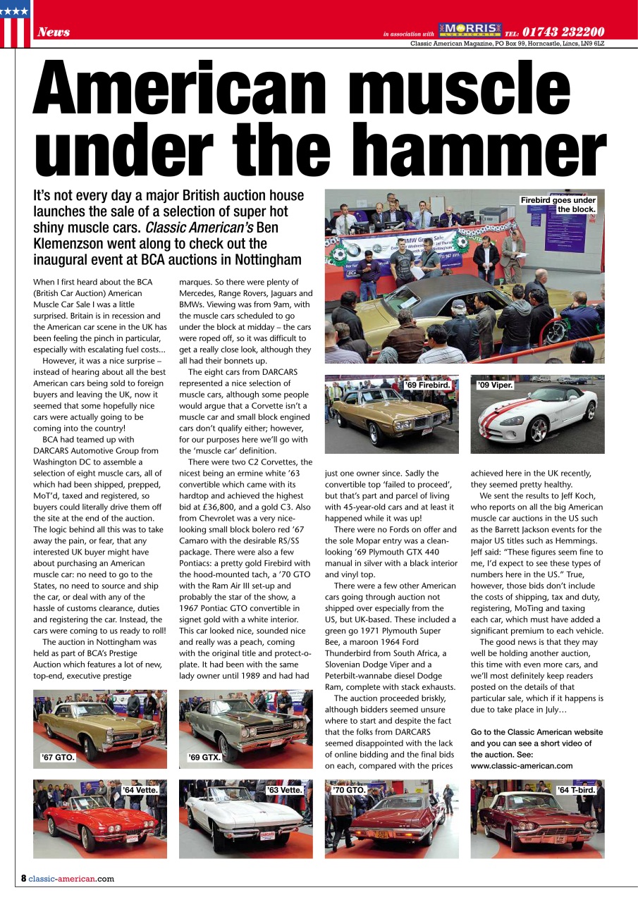 Classic American Magazine Preview Pages