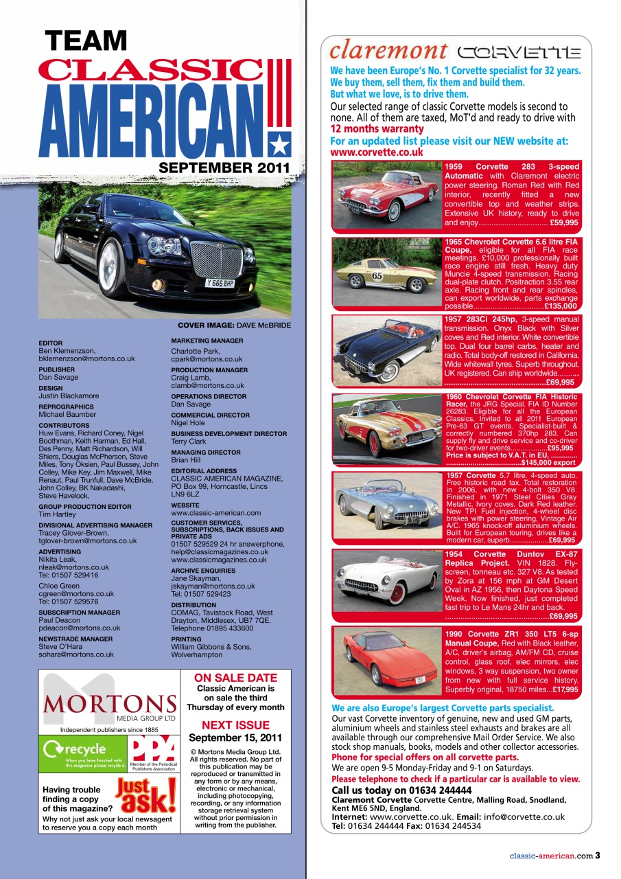 Classic American Magazine Preview Pages