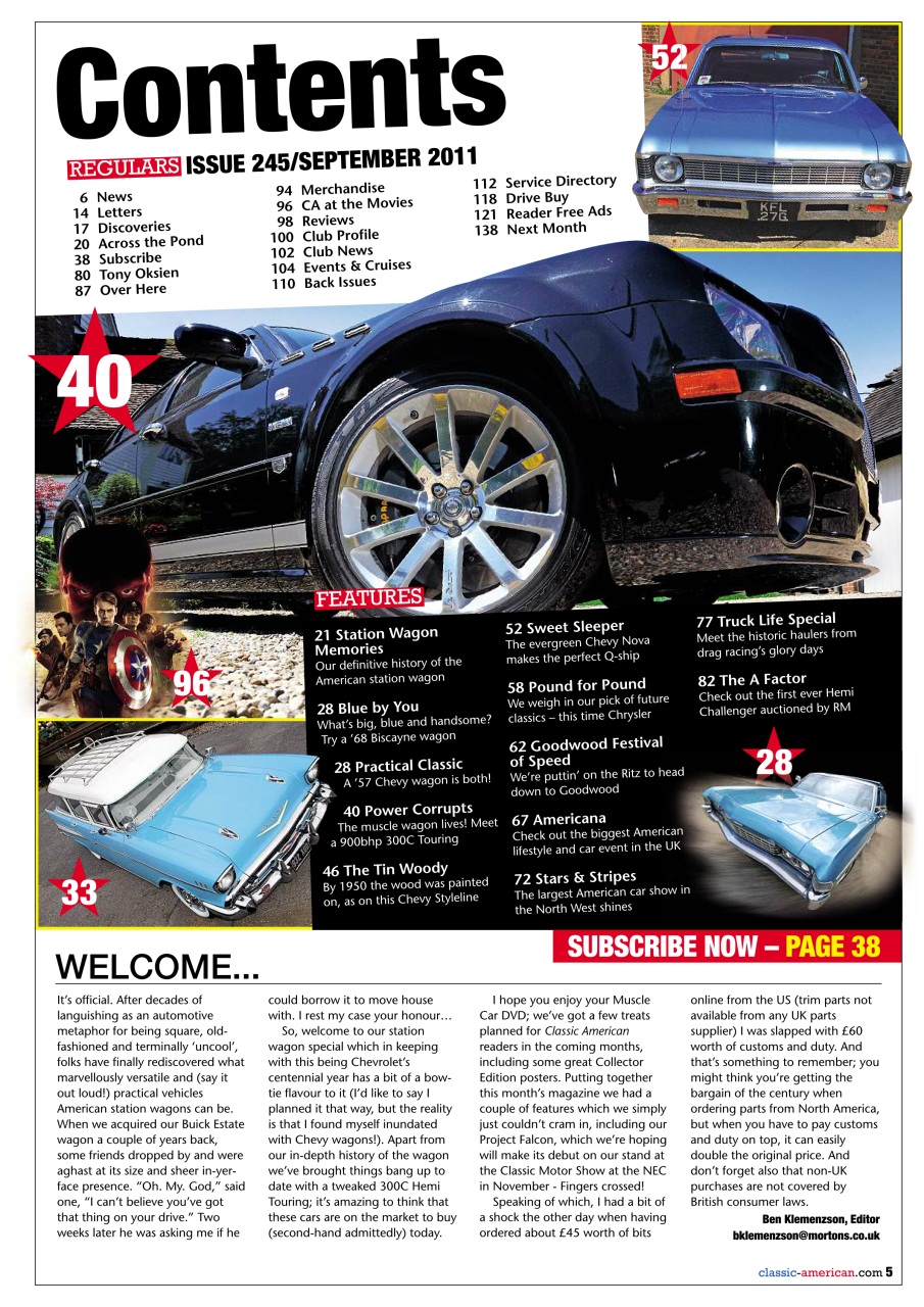 Classic American Magazine Preview Pages