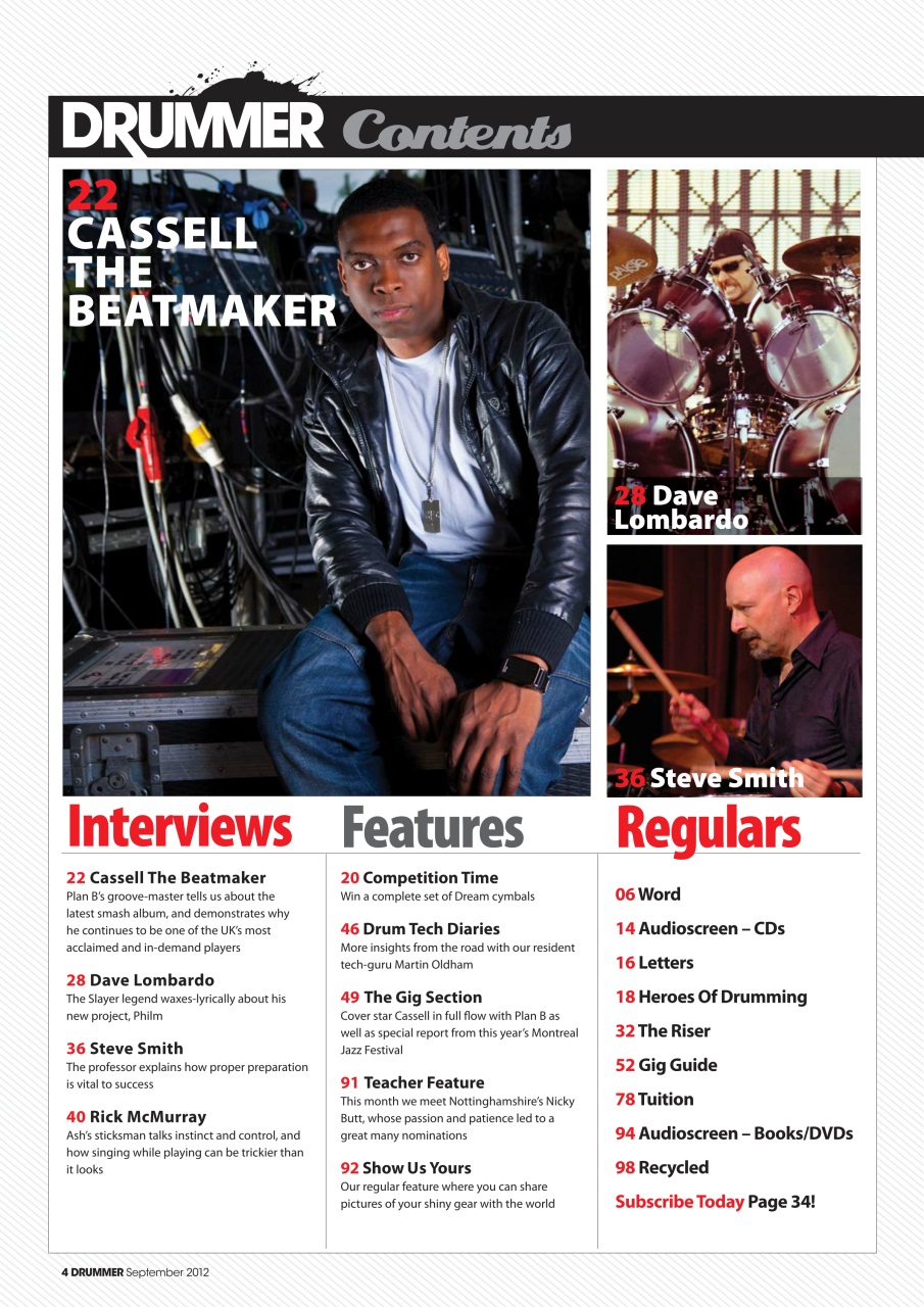 iDrum magazine: Never miss a beat Preview Pages