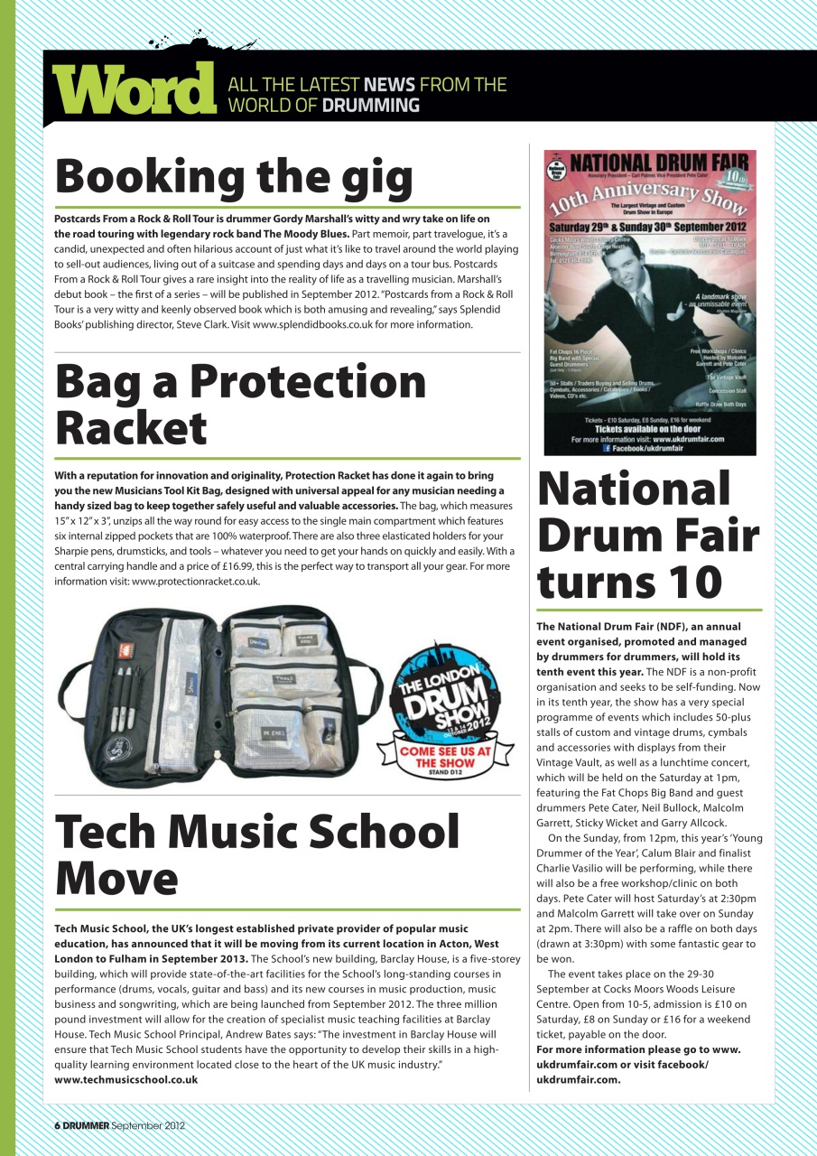 iDrum magazine: Never miss a beat Preview Pages