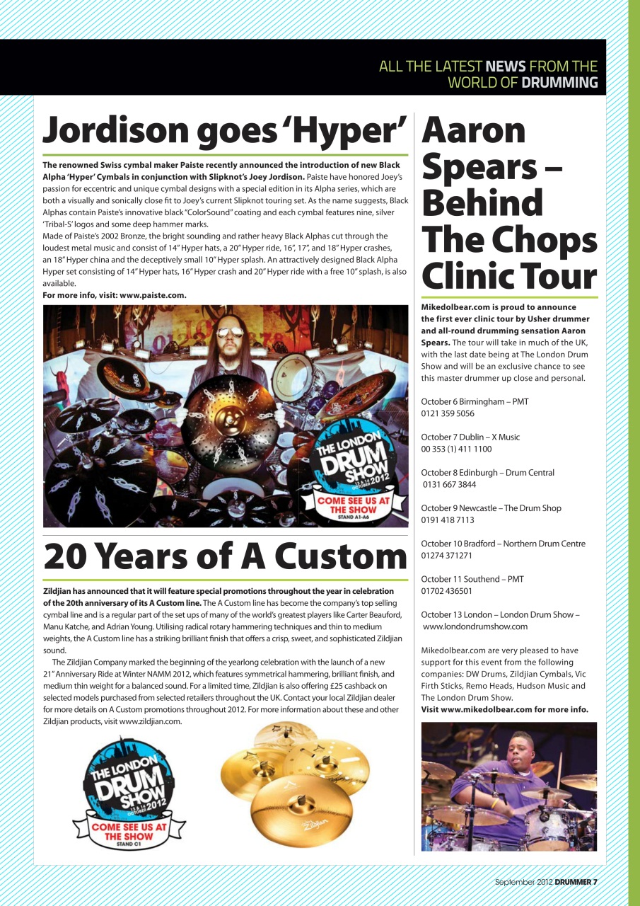 iDrum magazine: Never miss a beat Preview Pages