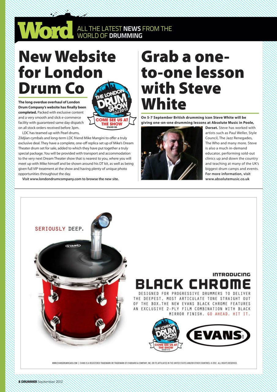 iDrum magazine: Never miss a beat Preview Pages