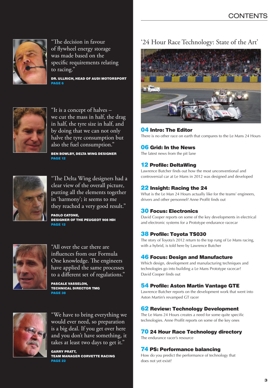 24 HOUR Race Technology Preview Pages