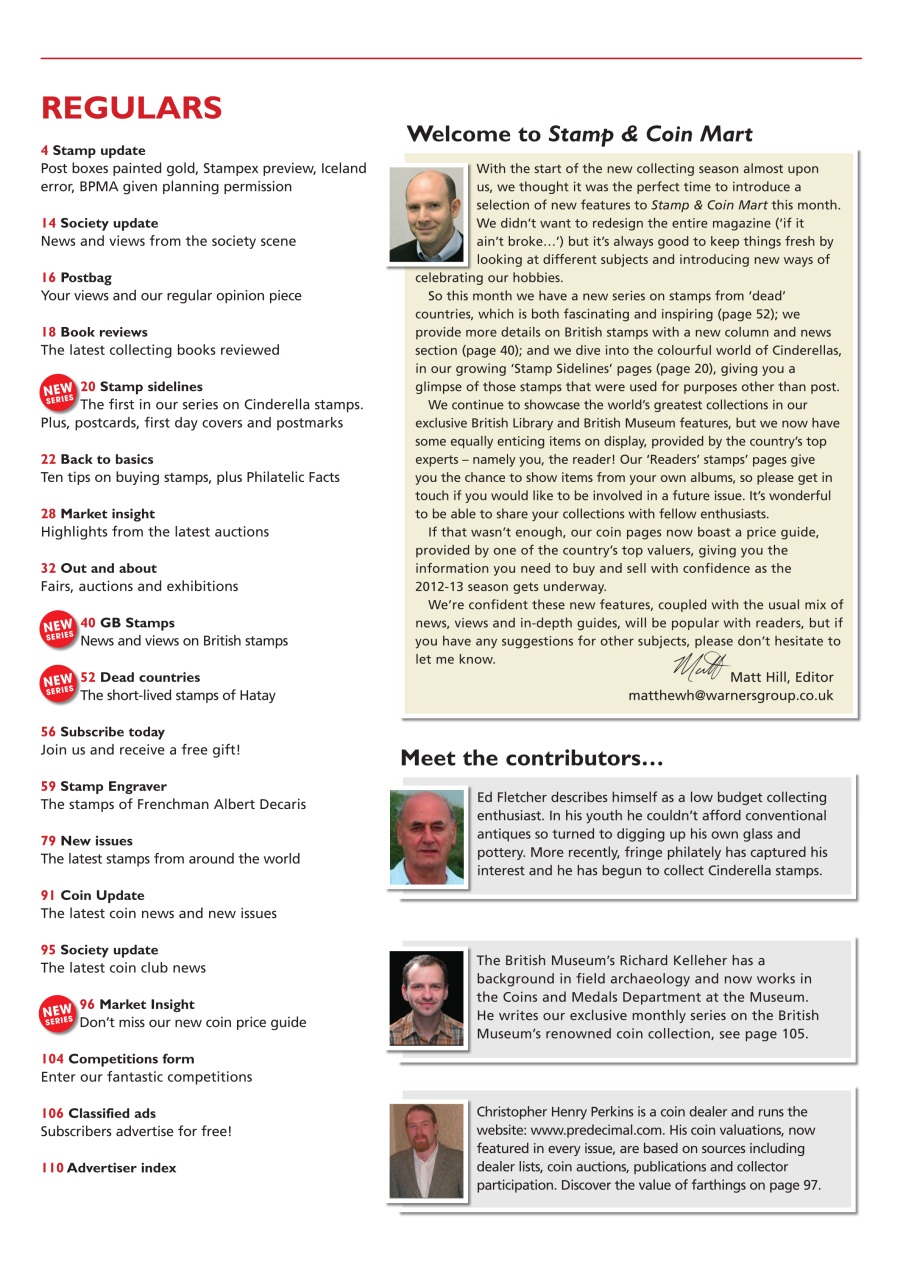 Stamp Collector Preview Pages