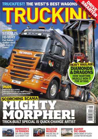 Trucking Magazine issue Trucking August 12
