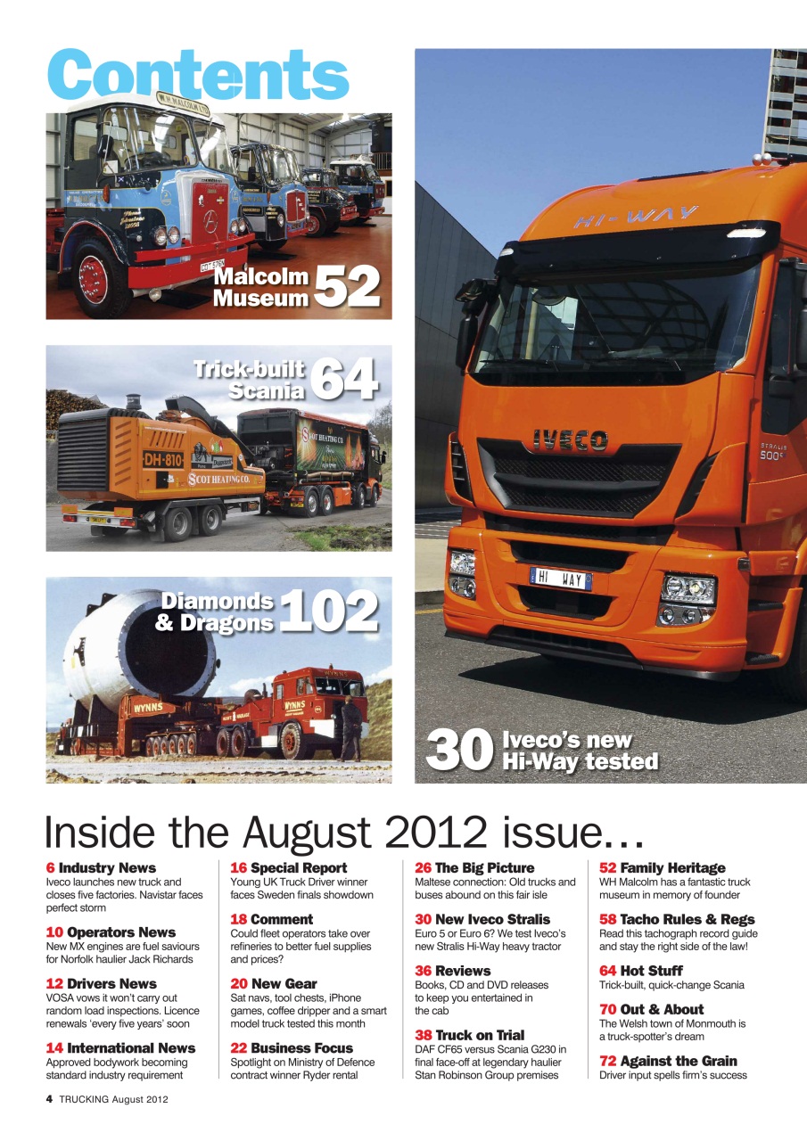 Trucking Magazine Preview Pages
