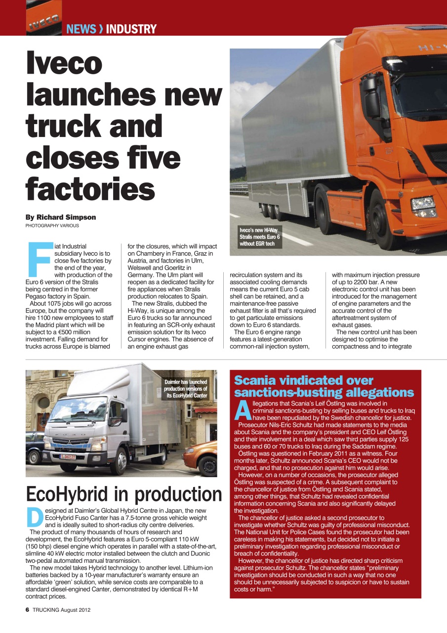 Trucking Magazine Preview Pages
