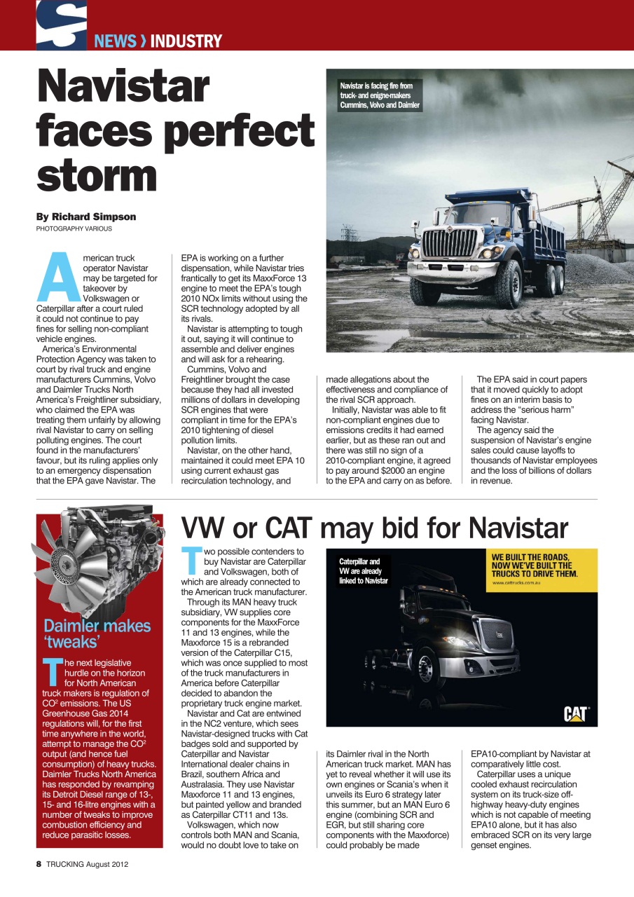 Trucking Magazine Preview Pages