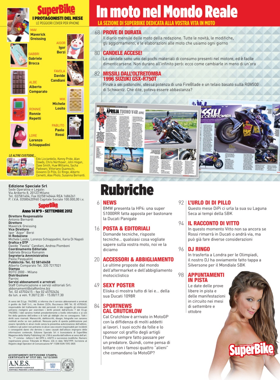 Superbike Italia Preview Pages