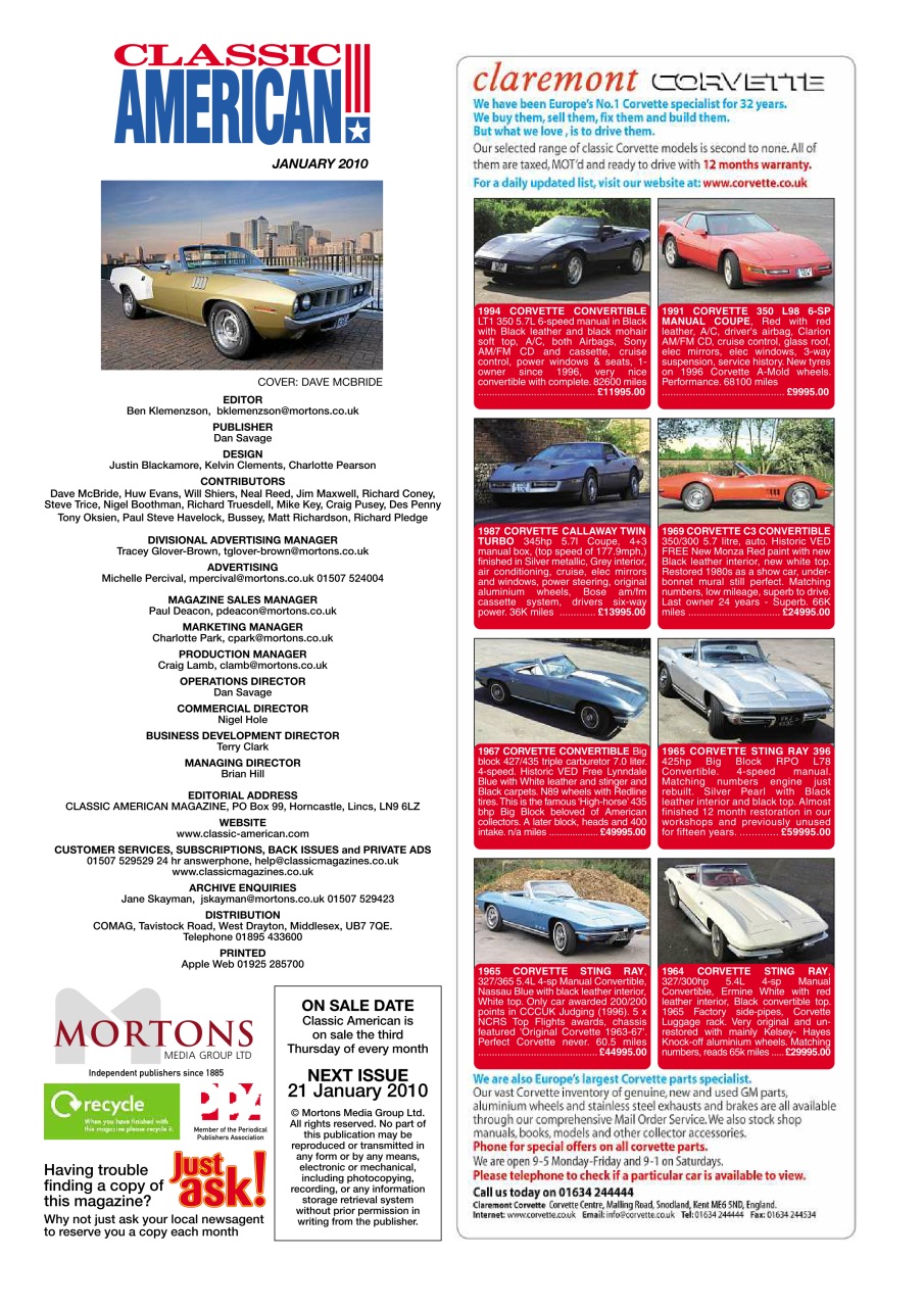 Classic American Magazine Preview Pages