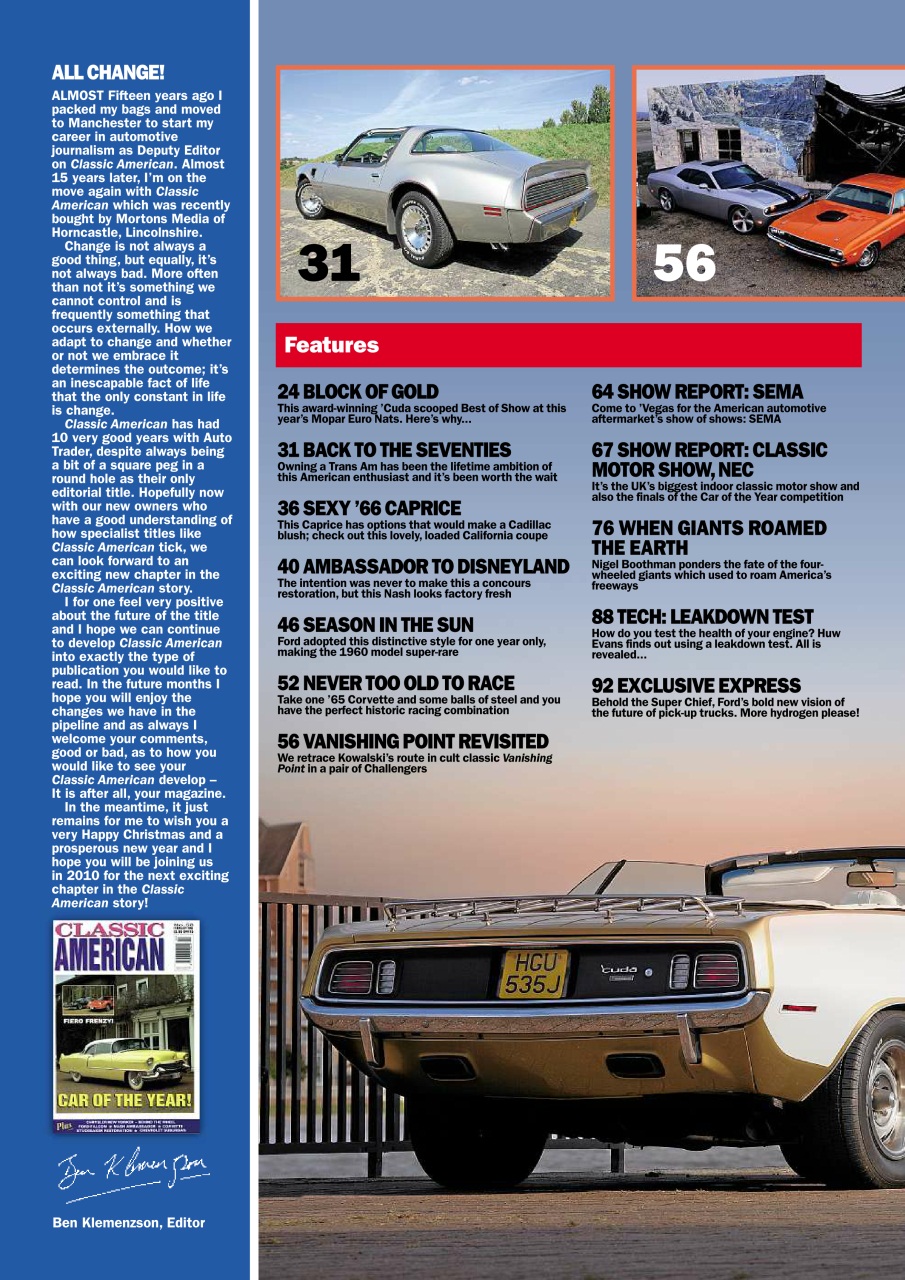 Classic American Magazine Preview Pages