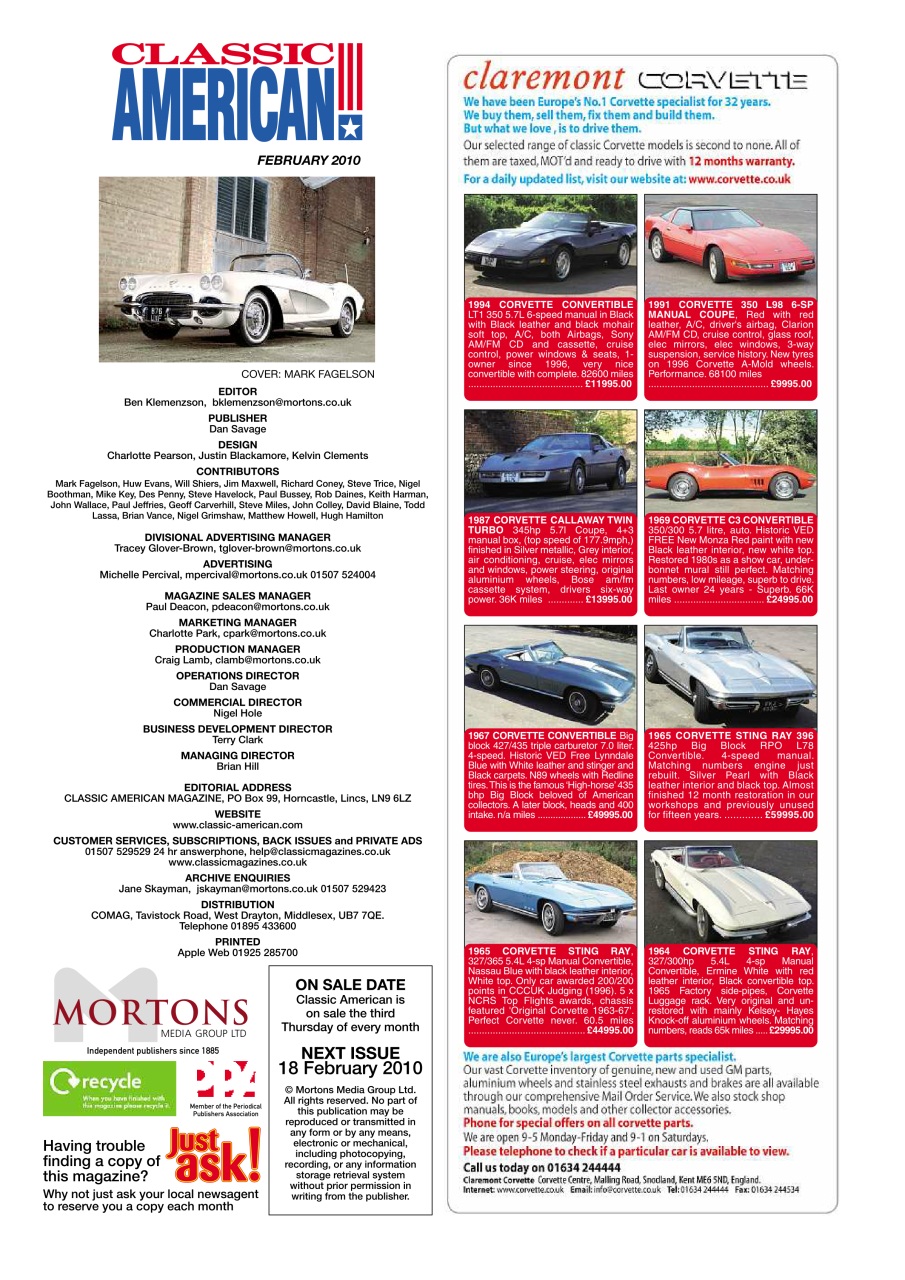 Classic American Magazine Preview Pages