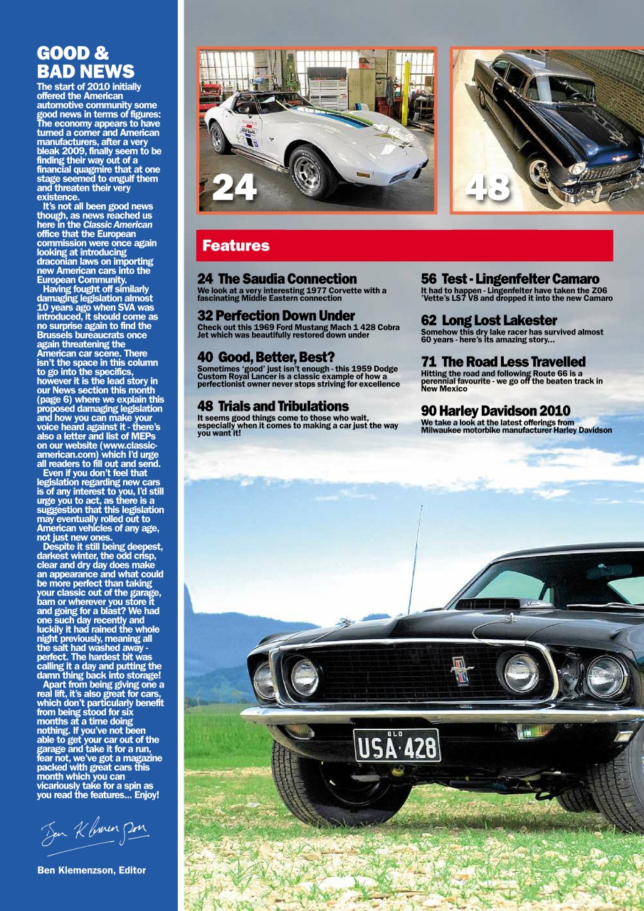 Classic American Magazine Preview Pages