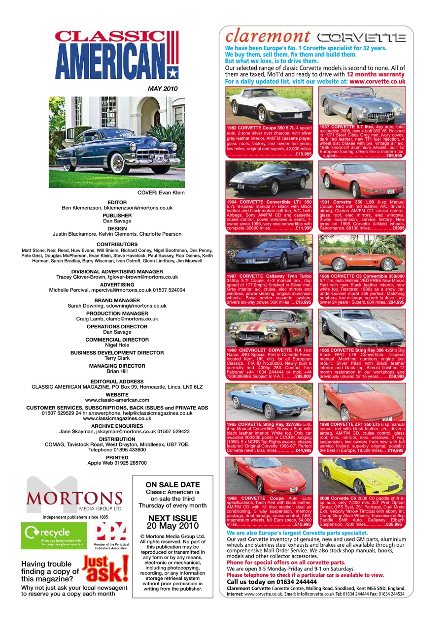 Classic American Magazine Preview Pages