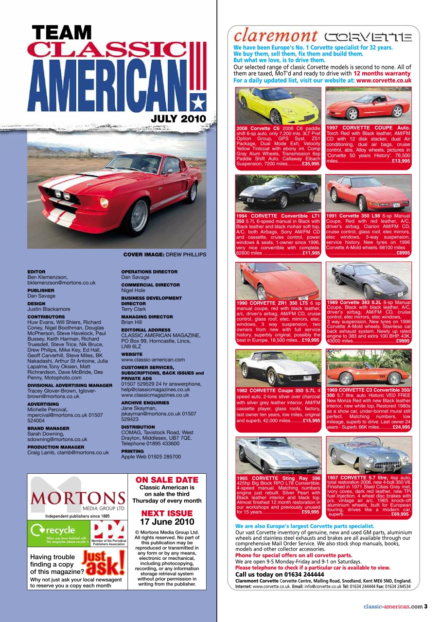 Classic American Magazine Preview Pages