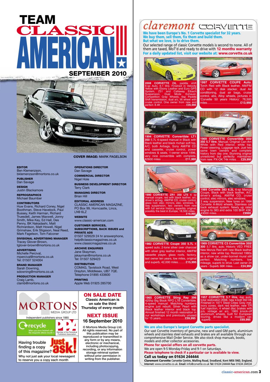 Classic American Magazine Preview Pages