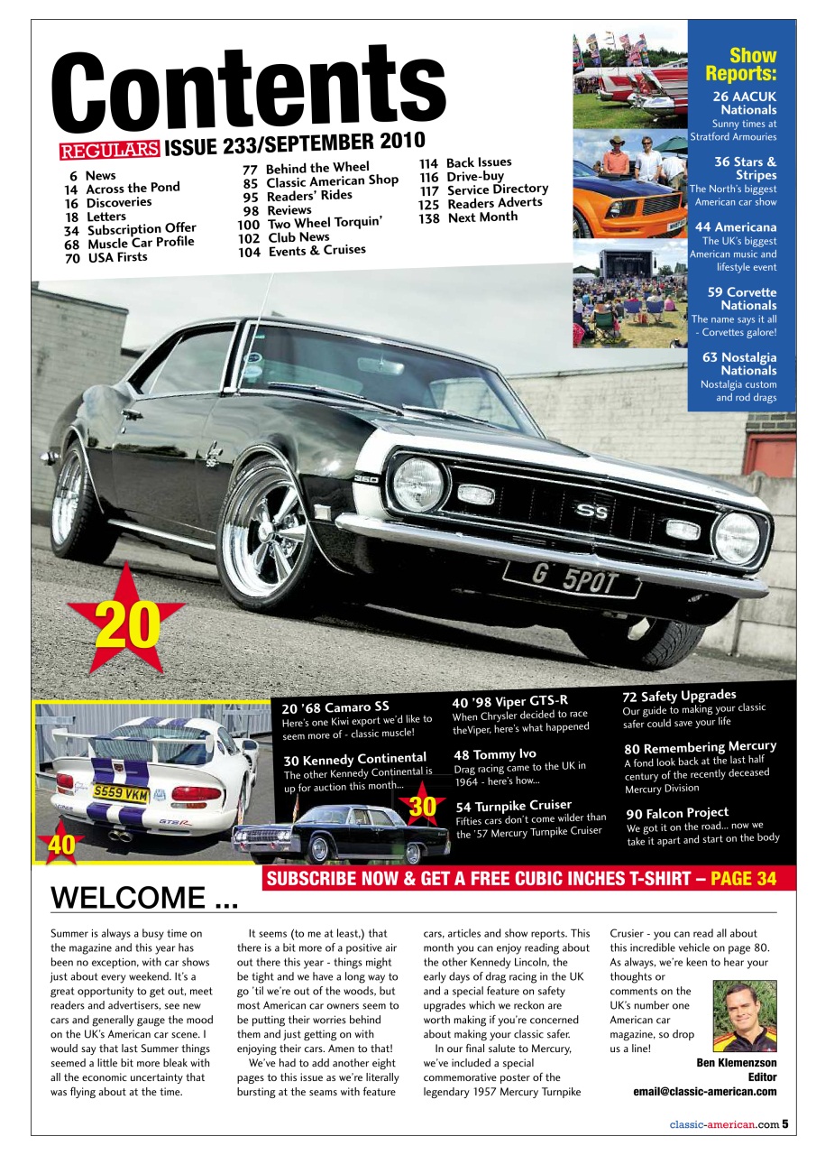 Classic American Magazine Preview Pages