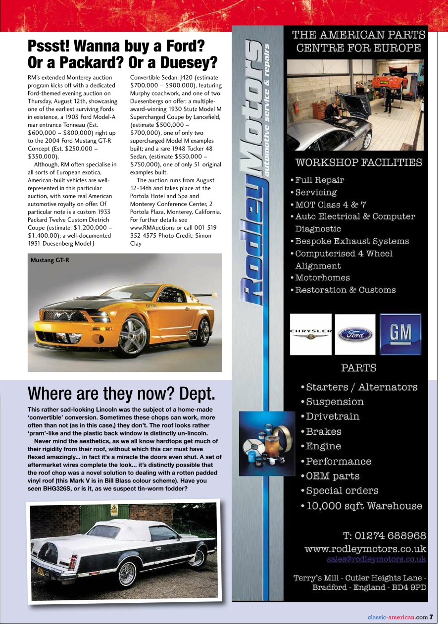 Classic American Magazine Preview Pages