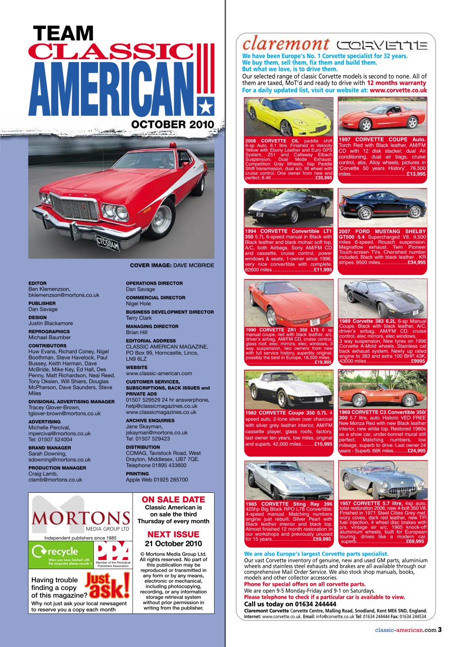 Classic American Magazine Preview Pages