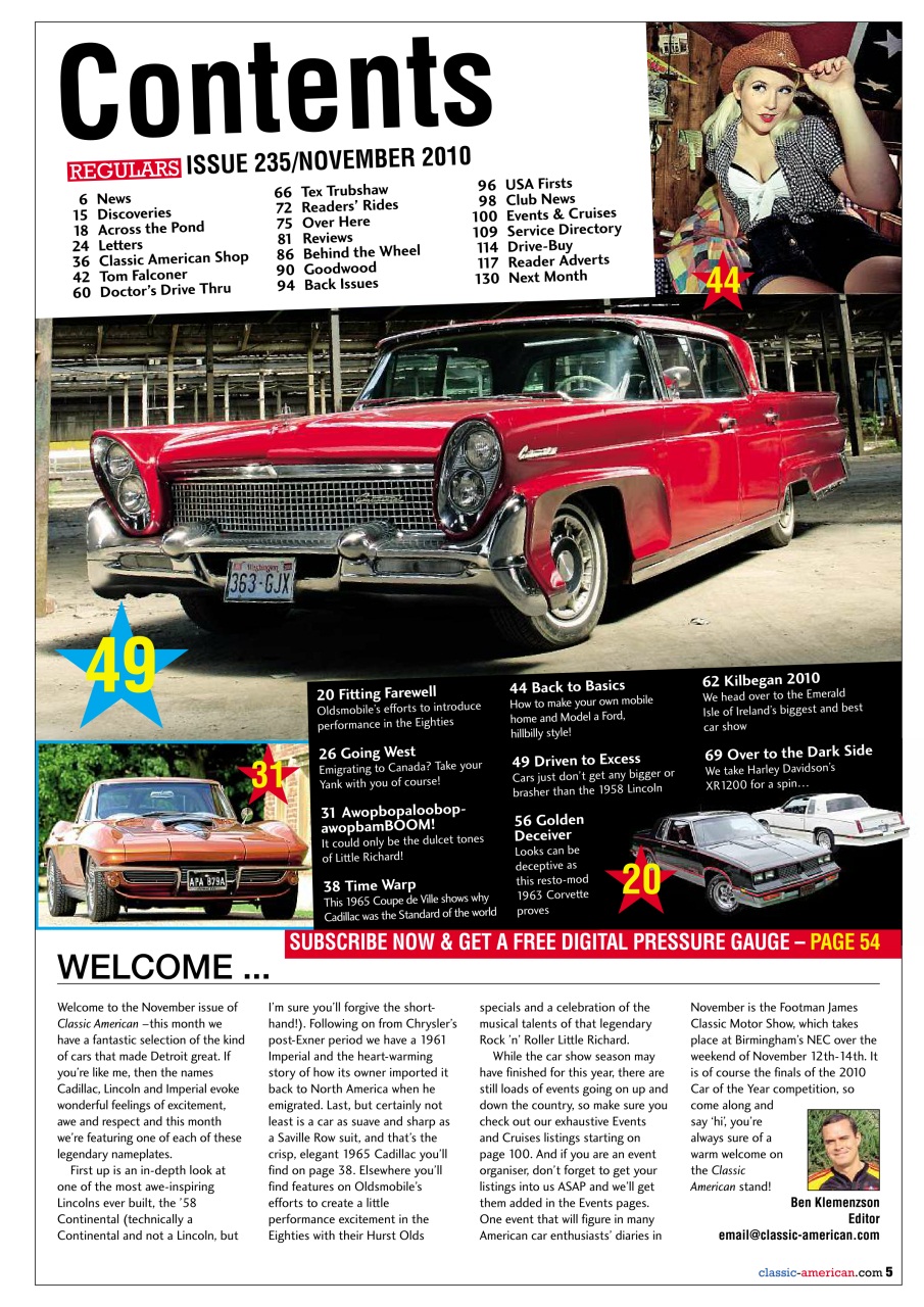 Classic American Magazine Preview Pages