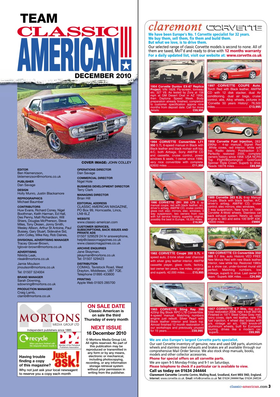 Classic American Magazine Preview Pages