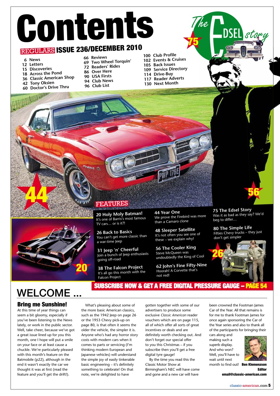 Classic American Magazine Preview Pages