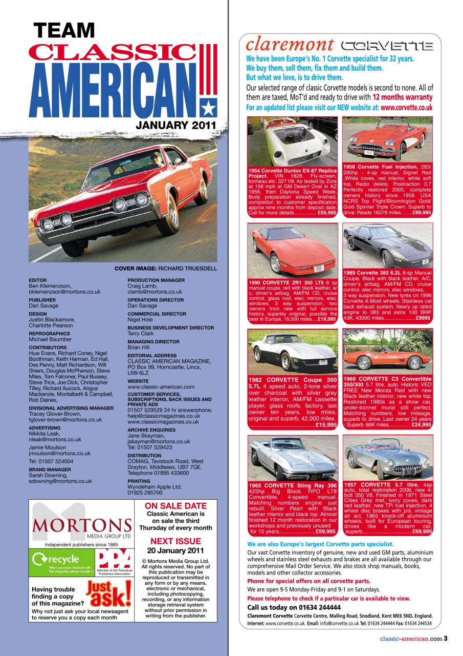 Classic American Magazine Preview Pages