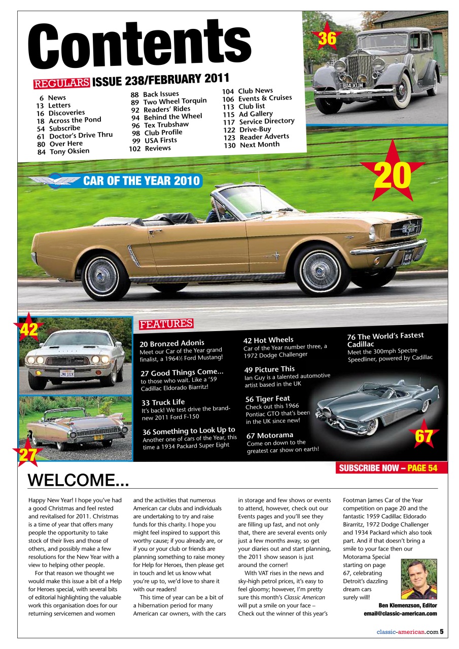 Classic American Magazine Preview Pages