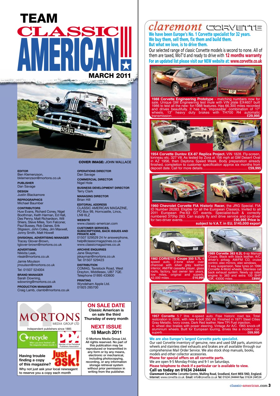 Classic American Magazine Preview Pages