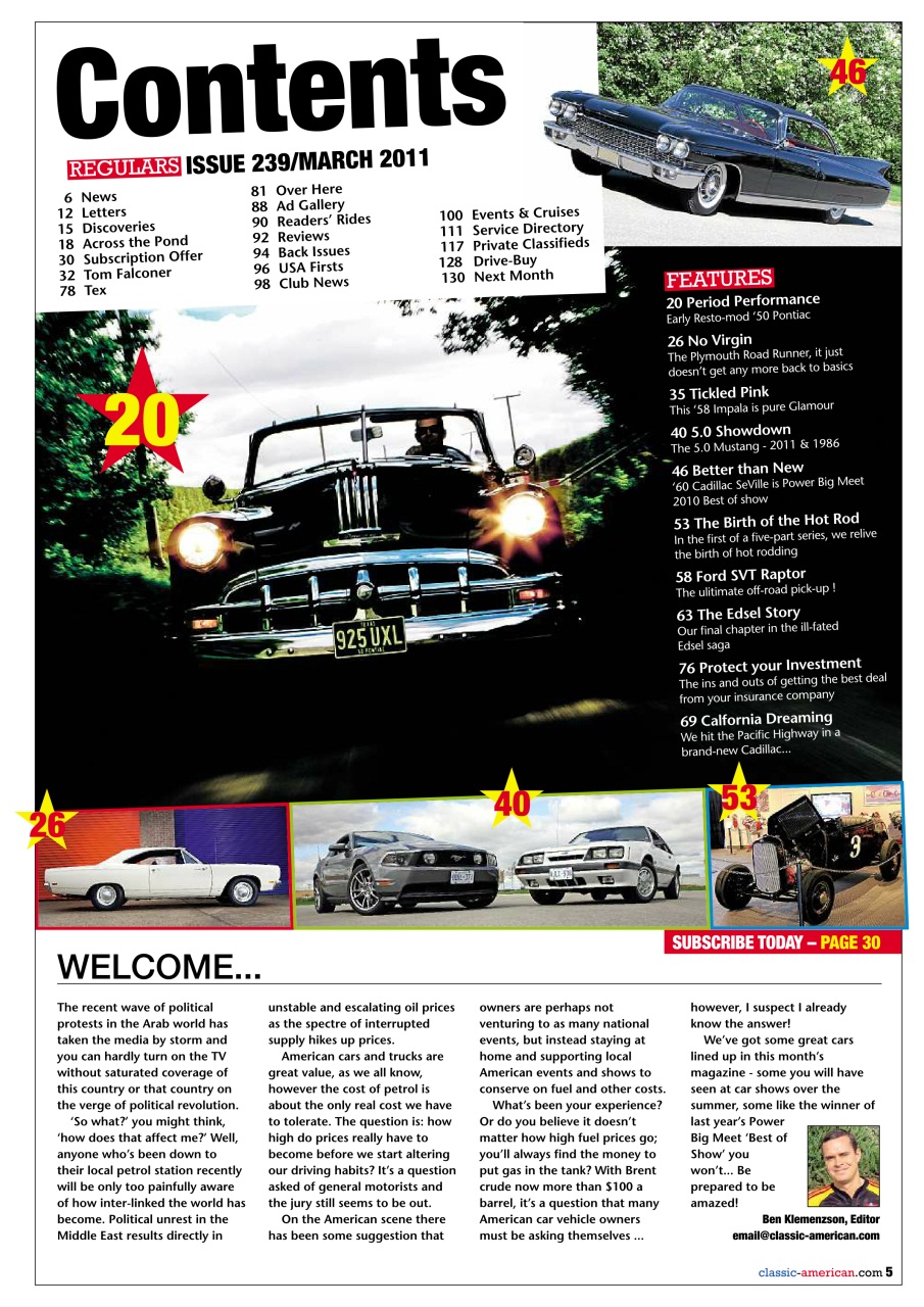 Classic American Magazine Preview Pages