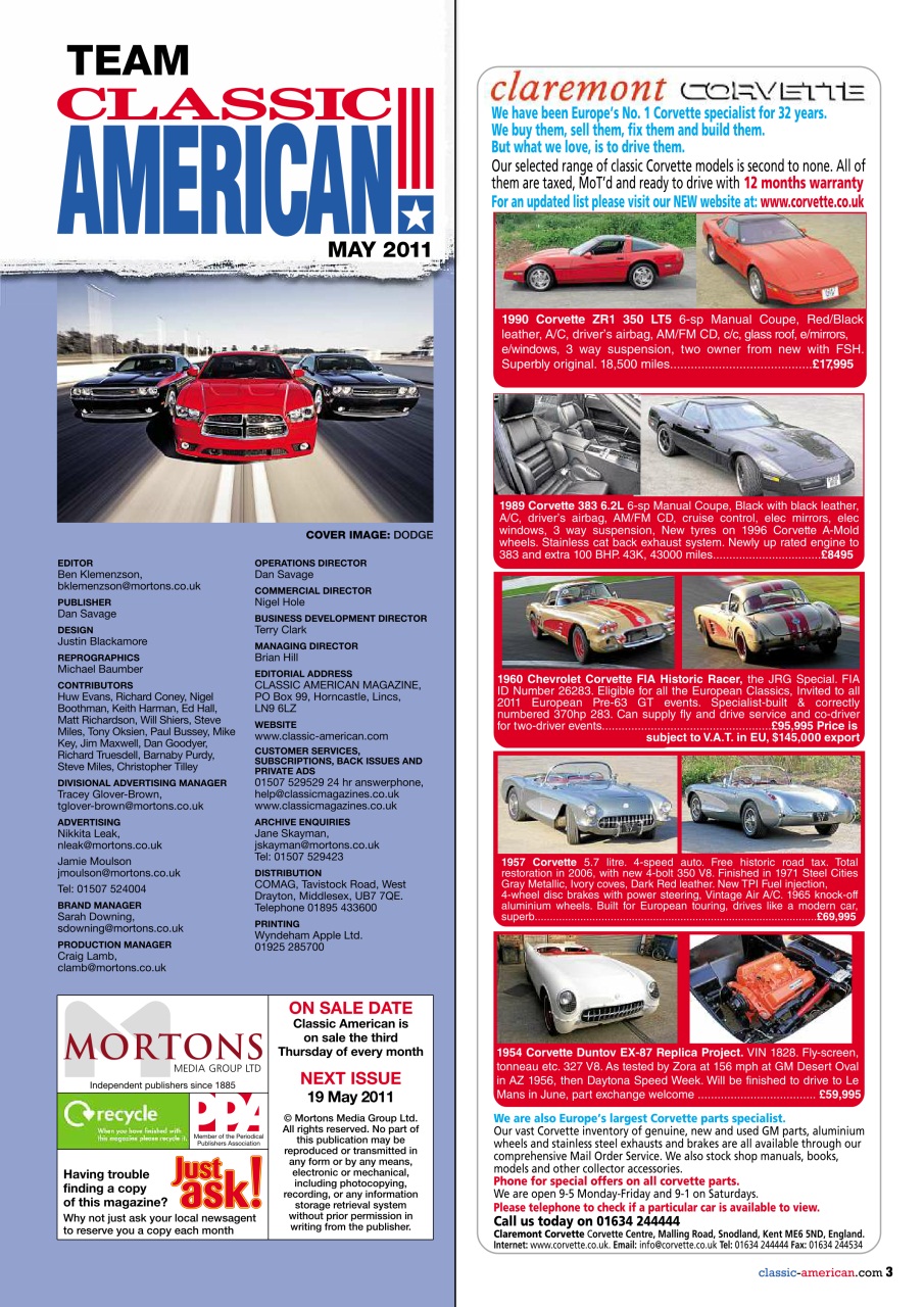 Classic American Magazine Preview Pages