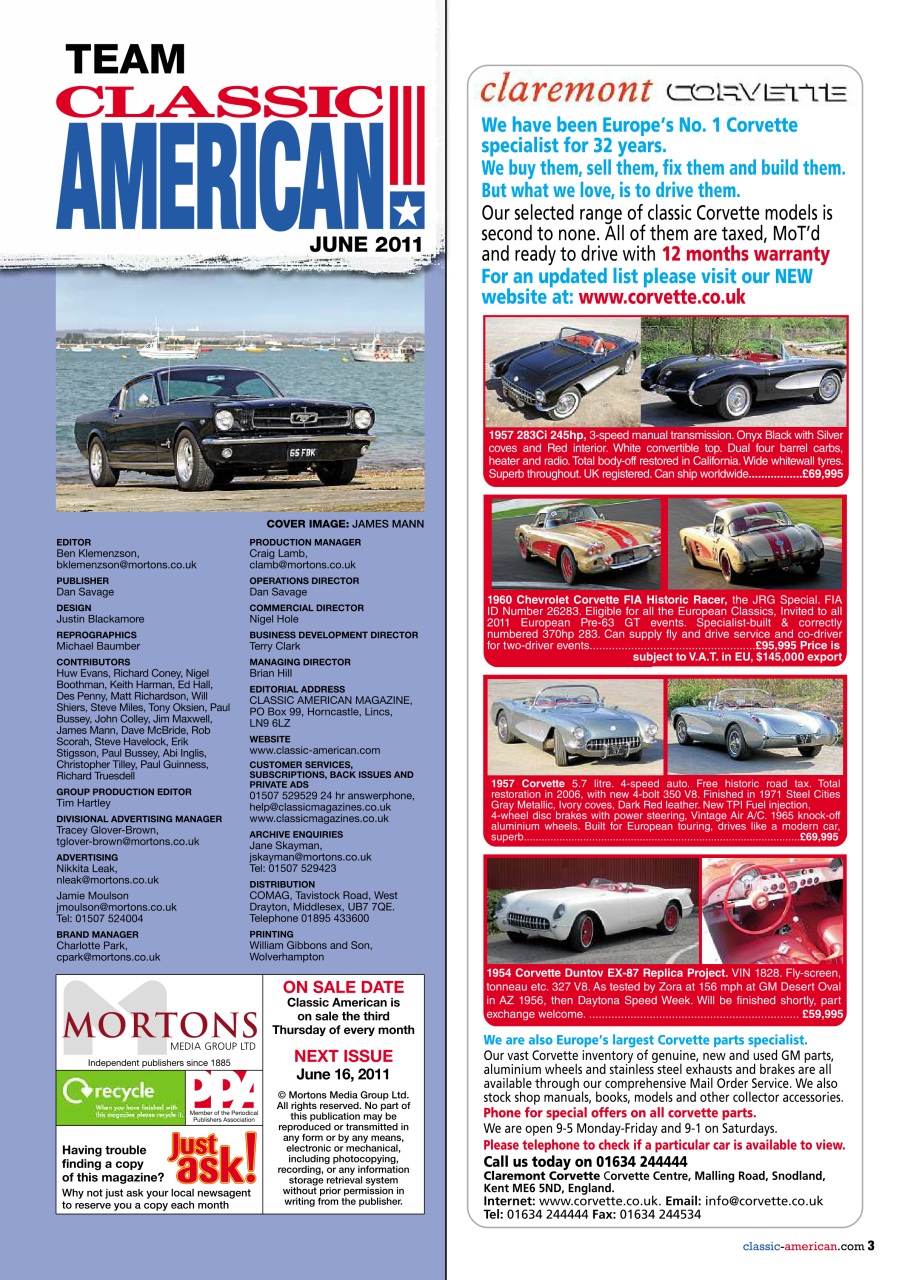 Classic American Magazine Preview Pages