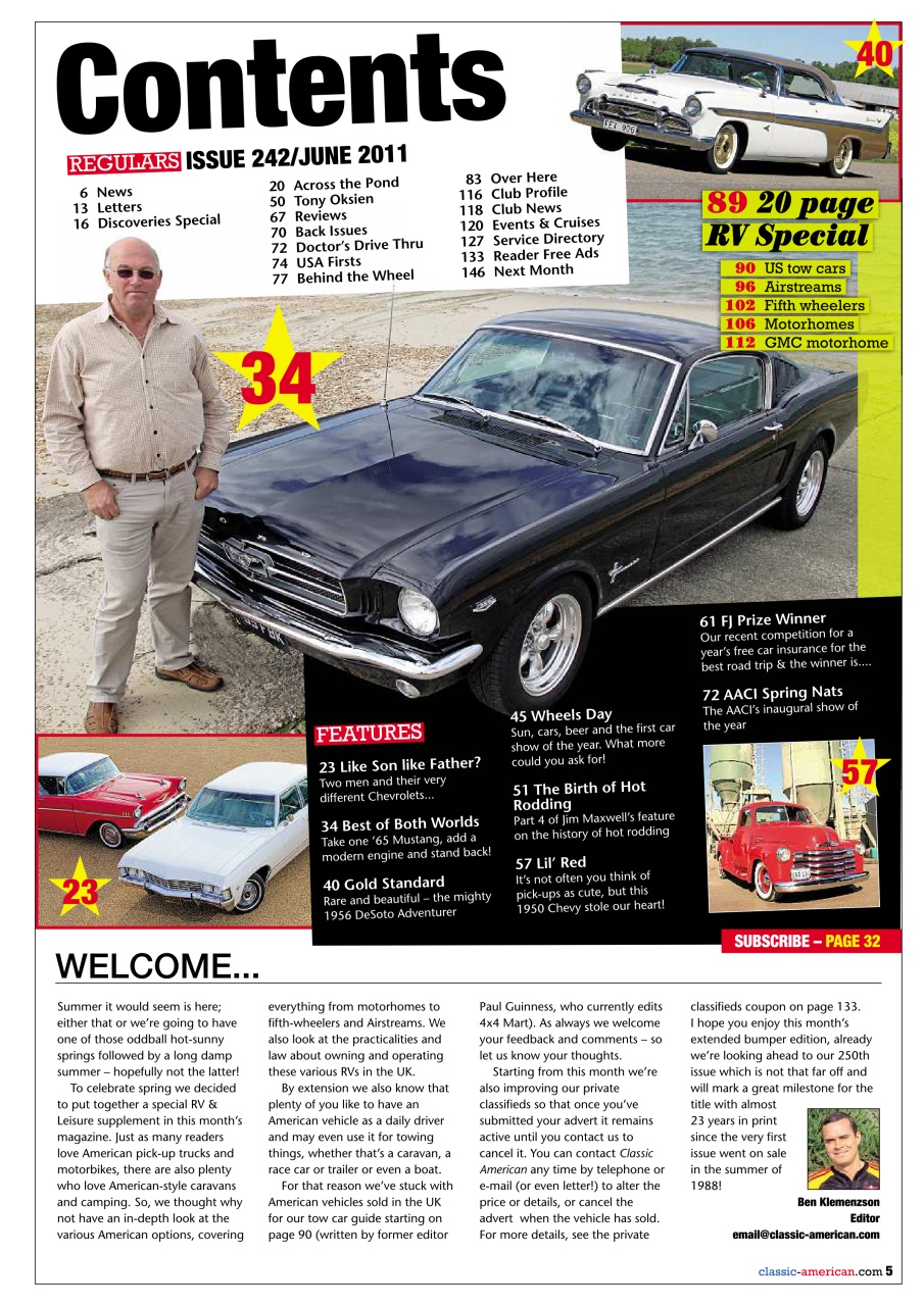 Classic American Magazine Preview Pages