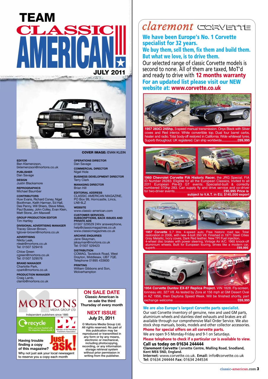 Classic American Magazine Preview Pages