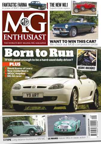 MG Enthusiast issue TF135 Daily driver