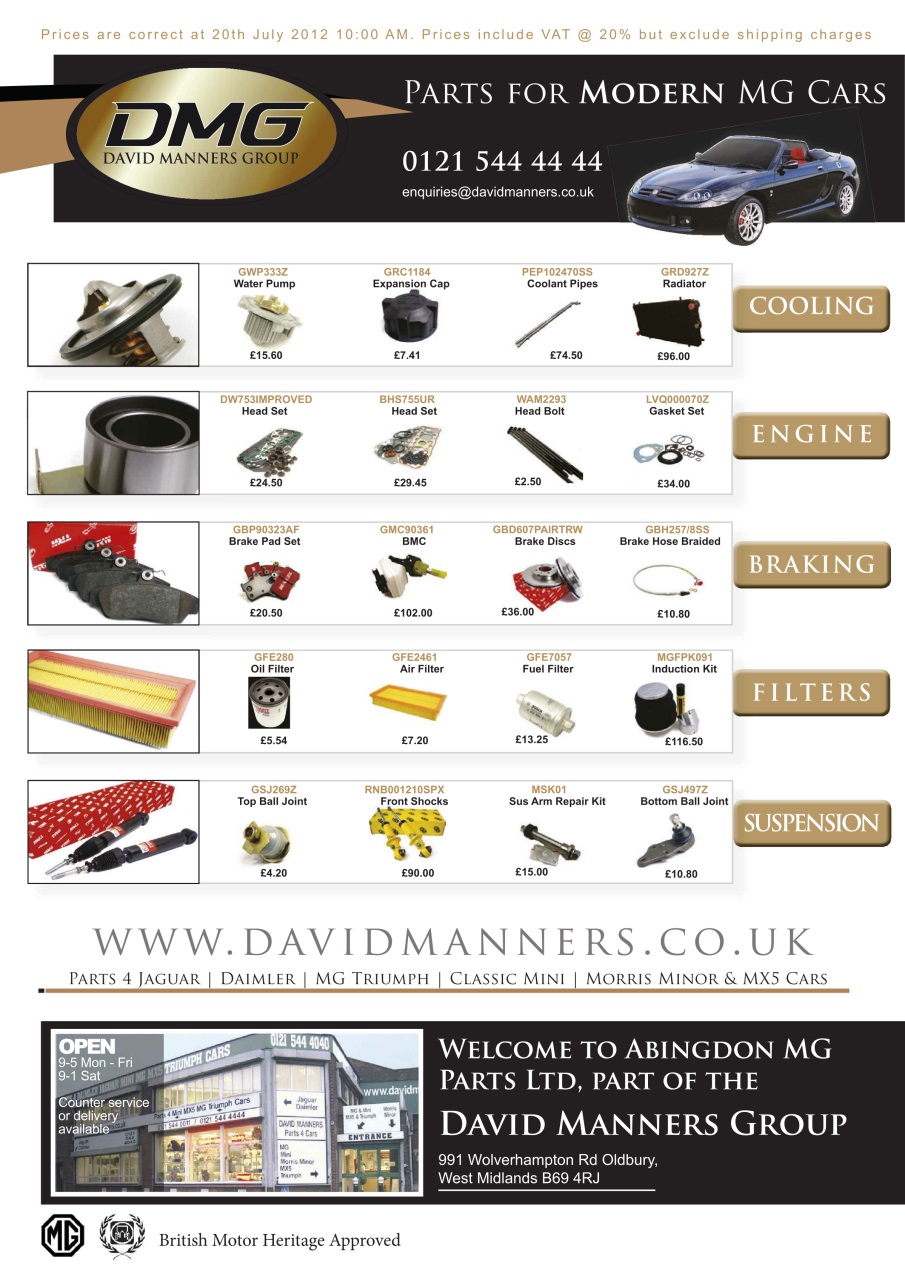 MG Enthusiast Preview Pages