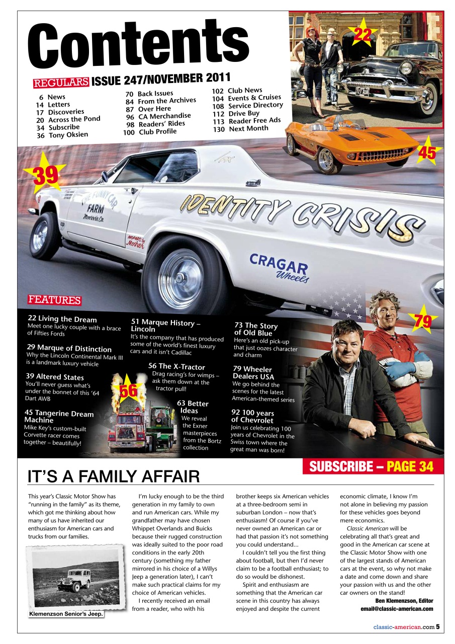 Classic American Magazine Preview Pages